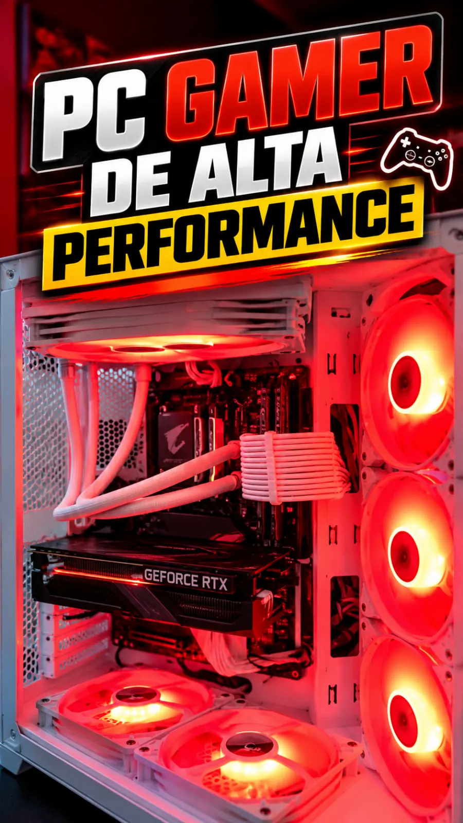 Capa de um PC gamer de alta performance montado pela IBW