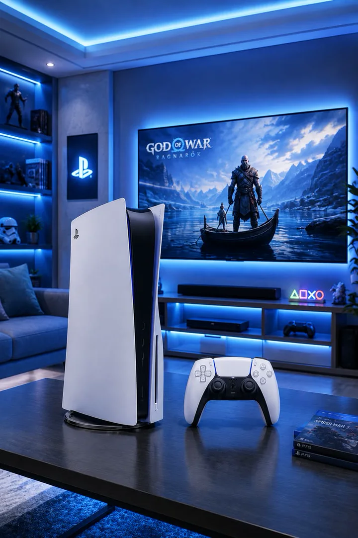 Console e controle prontos para avaliação de energia, vídeo, temperatura e comandos